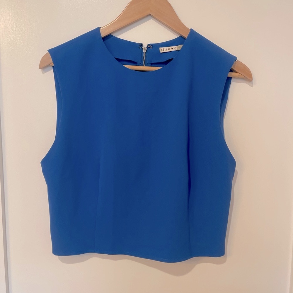 Alice + Olivia Royal Blue Tank Top
